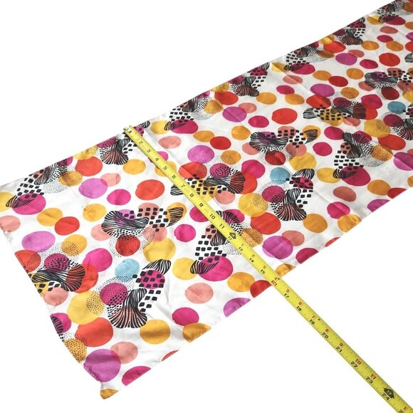 Evolve Silky Polka Dots Scarf Wrap Shawl One Size 50.5"×16" 100% Polysilk - Picture 4 of 14